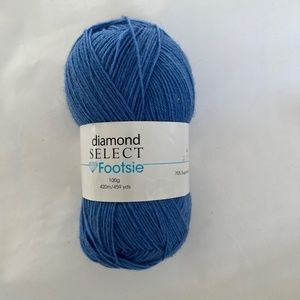 Diamond Select Footsie Superwash Wool Blend Blue Col 2559